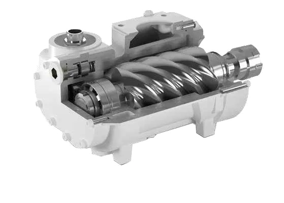 lubricated rotary screw airend